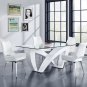 D9913DT W/D4878 DC-WH 5pc Dining Set by Global