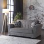 Victoria Valencia Gray Convertible Loveseat