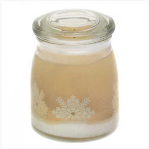 Sugar Spice Snowflake Gel Candle