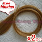 High Quality Clip In Silky Straight 23" Hair Extensions for two pcs-- Honey Brown~available now~