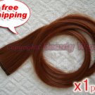 High Quality Clip In Silky Straight 23" Hair Extensions for one pc-- Mahogany Brown~available now~