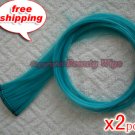 High Quality Clip In Silky Straight 23" Hair Extensions for two pcs-- Mediumseagreen~available now~