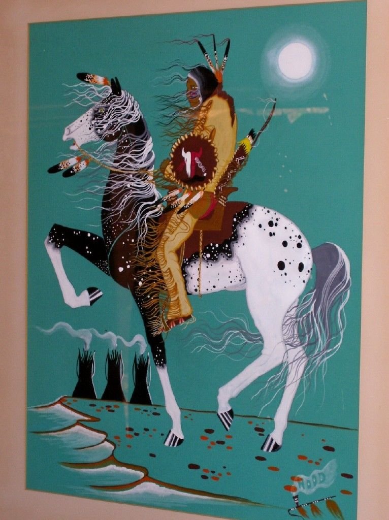 Rance Hood Signed Painting ORGIONAL c-60's