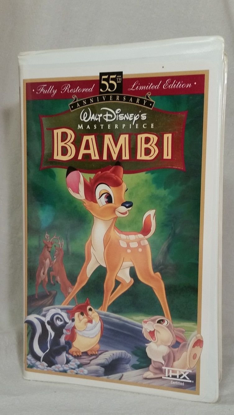 Walt Disney Bambi 55th Anniversary Limited Edition VHS