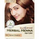 Silk & Stone Herbal Henna Hair Color #53: Spiced Chestnut