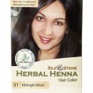 Silk & Stone Herbal Henna Hair Color #01: Midnight Black