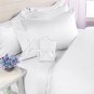 1000TC Solid White  24” Super Deep Pocket Queen Sheet Set 100% Pure Egyptian Cotton