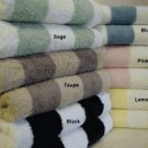 2-PC Striped Egyptian cotton Bath Sheets