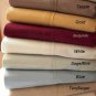TC300 Twin size Solid 100% Egyptian cotton Sheet set