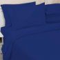 Deep Pocket Navy Blue Fitted Sheet 600TC Queen Size 100% Egyptian Cotton