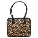 Leopard Animal Print Canvas Laptop Case by Mango Tango