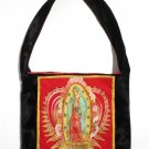 Guadalupe, Virgin Mary- Dia De Los Muertos Mexican Art Purse w/pouch inside