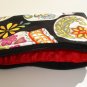 Day of the Dead wallet coin purse-Dia De Los Muertos w/zipper Big enough 4 Make-up