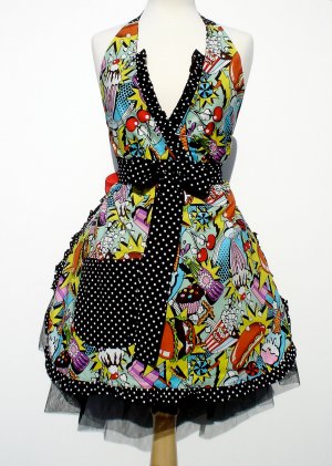 Sweet Midnight Snack Full Apron Deluxe