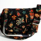 Tattoo Vintage Art Large Messenger Purse w/adjustable handles