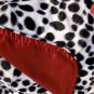 * Dalmation faux fur w/rose Large Diaper bag, Messenger Purse w/adjustable handles