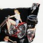 Biker Pin-Ups Large Messenger Purse w/adjustable handles