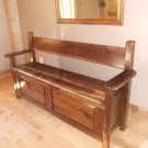 Wooden Handmade Blanket chest Bench