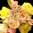 Single Gold Crystal Letter "A-Z" (Item Style Number: BQ Letter)