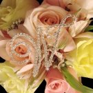 Single Silver Crystal Letter "A-Z" (Item Style Number: BQ Letter)