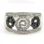 Genuine .75ct Diamond Ring 10KT White Gold