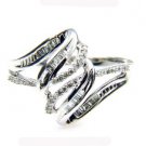 Genuine .25ct Diamond Ring 10KT White Gold