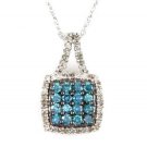 Genuine .50ct Diamond Pendant 10KT White Gold