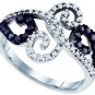 0.33CT DIAMOND FASHION RING...10k White Gold