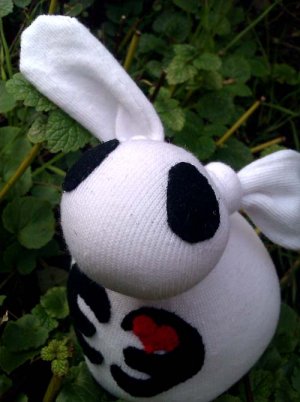 Zombie Sock Rabbit
