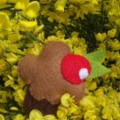 Cupcake Pin Badge - Brown