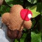 Cupcake Pin Badge - Brown