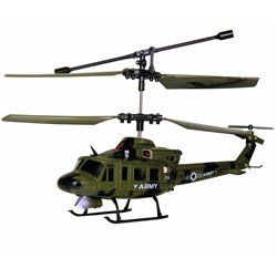 UJ4704 Mini Gyroscope 3.5 Channel Infrared RC Helicopter (Olive)