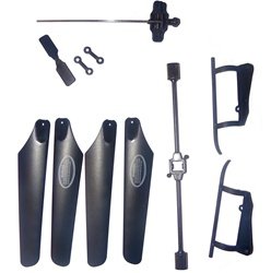 UJ372 Sea Ghost Gyroscope 3.5 Channel RC Helicopter (Medium) - Blade Set with Skid