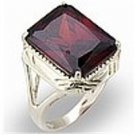 5 Ct. Garnet Cubic Zirconia Ring