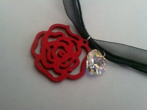 Belle's Rose Necklace