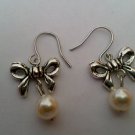 Bow Pearl Earrings