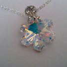Frosted Snowflake Necklace
