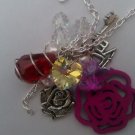 Spring Flower Cluster Necklace