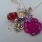 Spring Flower Cluster Necklace