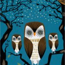 Three Lazy Owls - Limited Edition Art Print