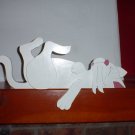 Wooden Cat Plaque DoorTopper