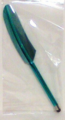 Feather shaped Touch Screen Pen stylus capacitive cell iphone tablets Blue computer new