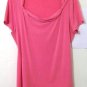East 5th Ave Top size XL pink short sleeve blouse breast cancer dress women