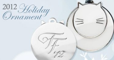 Fancy Feast 2012 Ornament Cat new