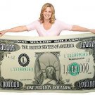 Million Dollar Bill design novelty blanket new