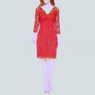 Blu Sage Dress size 10 lace red women new
