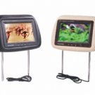 7inch Headrest TFT-LCD monitor with pillow 16:9 format (Pair of Two)