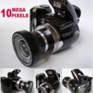 Multifunction Pop-Up Flash Zoom Digital Camera Wide-Angle Lens