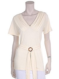 Zalman Zaranio Ivory Loop Top Size XXL