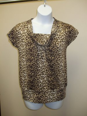 Standard Leopard Print Top Size XL